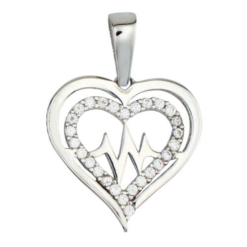 pendentif en argent 925, zircon, SI5058P